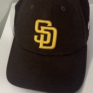San Diego Padres MLB Hat Brown Mens Strap Back New Era 9Forty Embroidered